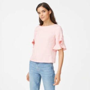 Club Monaco Hatleth Ruffle sleeve Top Size M (j6j